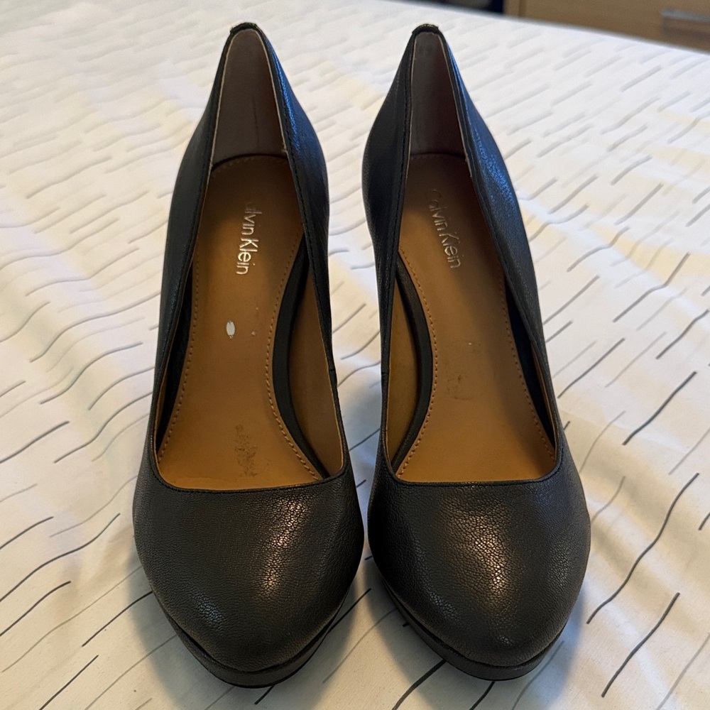 Calvin Klein Charcoal Color Women's Heels